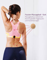 Faszien-Massageball - Kork - YOGISHOP