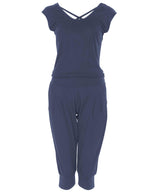 3/4 Jumpsuit "Chandra" - nightblue - YOGISHOP