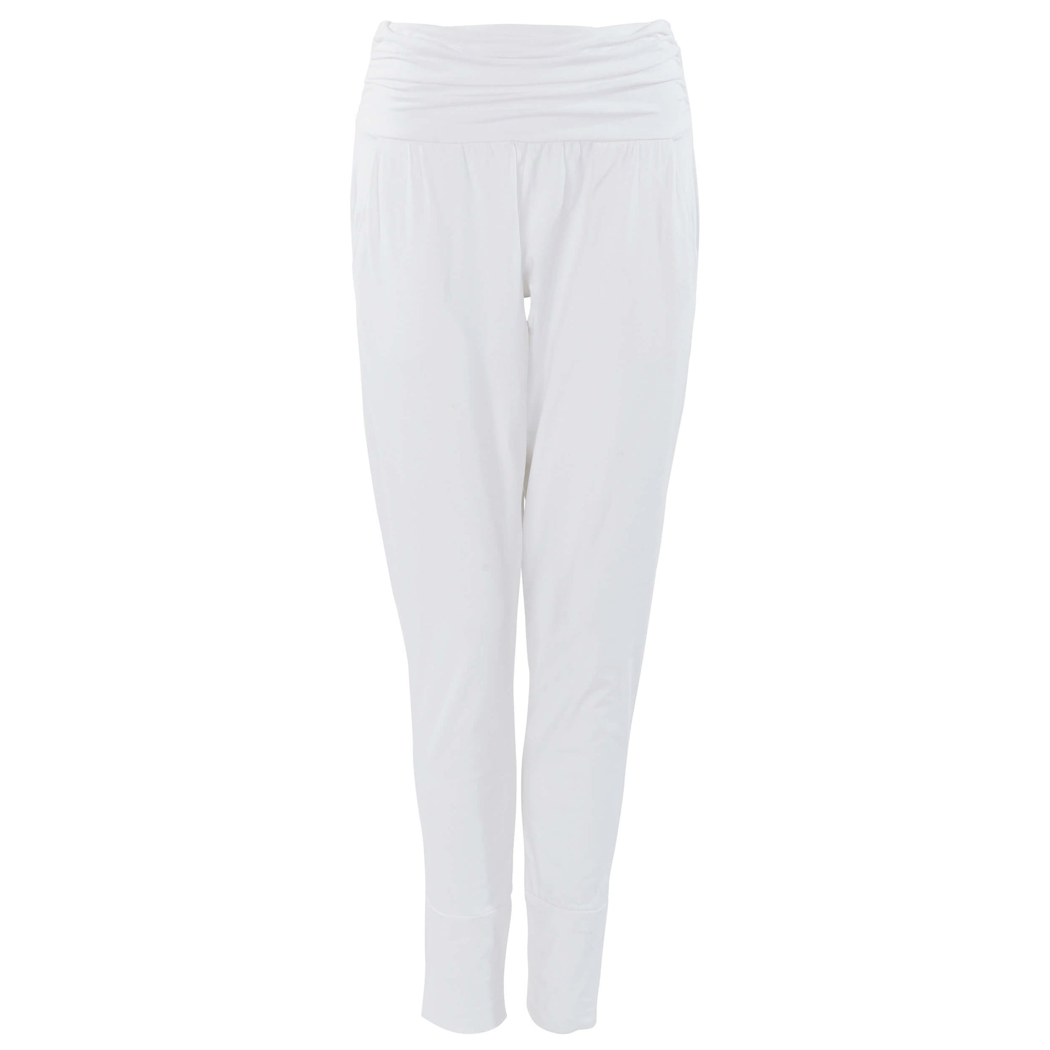 Yoga-Pants Mari bamboo - white - YOGISHOP