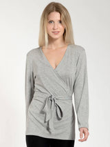 Wickeljacke Zoe - grey - YOGISHOP