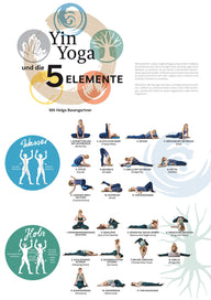 Yin Yoga mit Helga Baumgartner Poster A4 - YOGISHOP