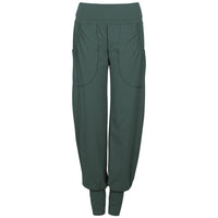 Yoga harem pants "rheia" - pine green