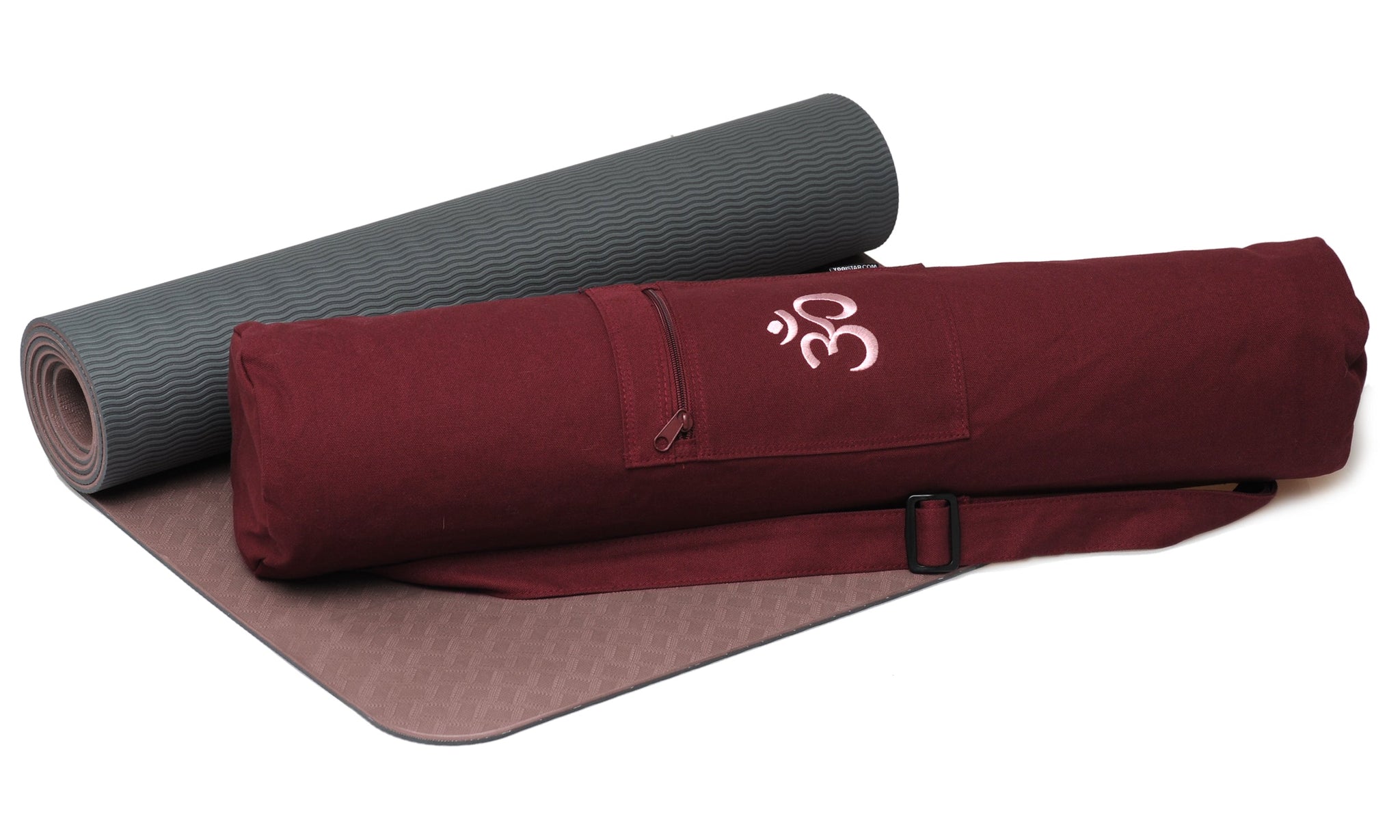 Yoga-Set Starter Edition - comfort (Yogamatte pro + Yogatasche OM) - creme