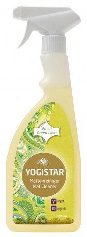 Organic Yoga Mat Cleaner - fresh green lime - 500 ml 
