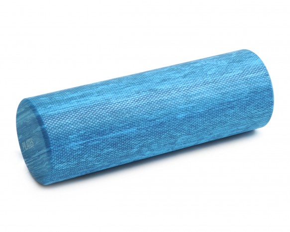 Pilates roll, blue (two colors) blue marble (45 cm)