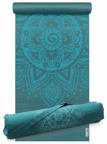 Yoga Set Starter Edition - spiral mandala (yoga mat + yoga bag) 