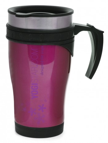Yogistar Thermo "Mug" Drinking Cup Retro - raspberry 