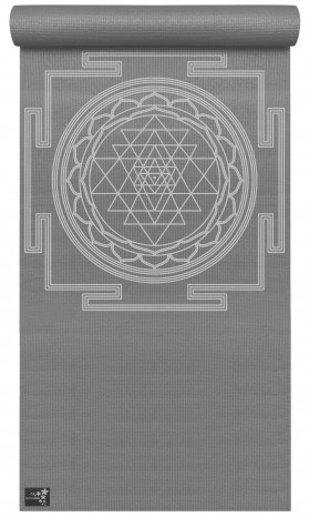 Yoga mat yogimat® basic - sri yantra graphit