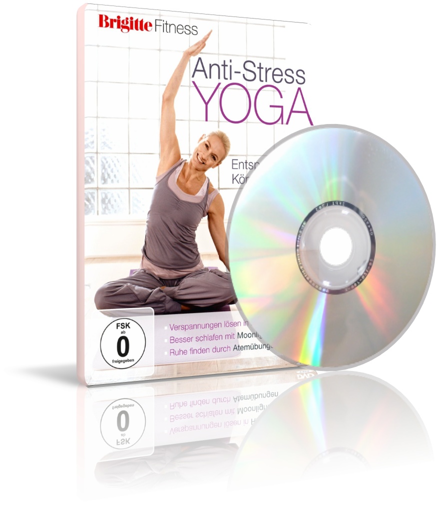 YOGISTAR.COM | Anti-Stress Yoga von Brigitte Fitness (DVD) | Yoga-Zubehör,  Yogamatten und Yoga