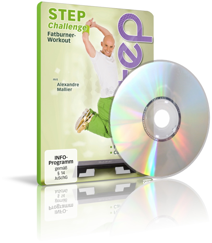 YOGISTAR.COM | Step Challenge Fatburner-Workout (DVD) | Yoga-Zubehör,  Yogamatten und Yoga