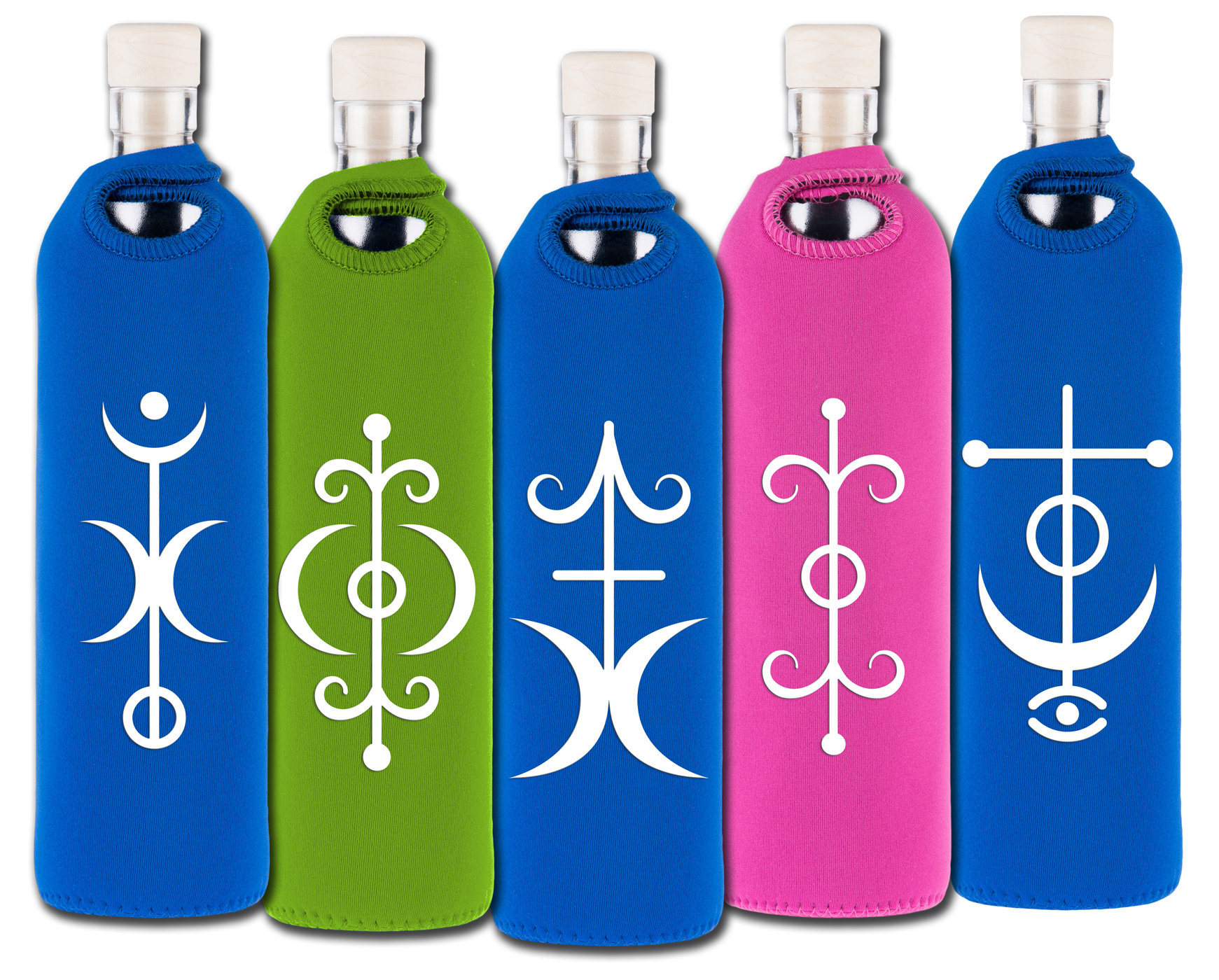 YOGISTAR.COM | Flaska Trinkflasche SPIRITUAL Neopren - 0,75 l |  Yoga-Zubehör, Yogamatten und Yoga