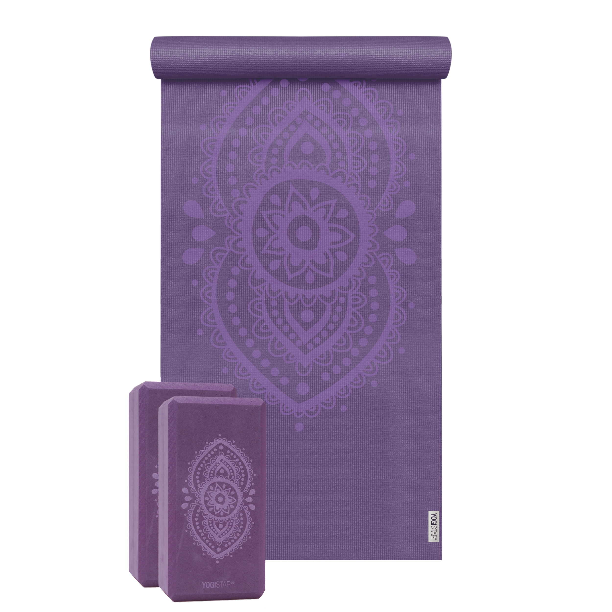 YOGISTAR.COM | Yoga-Set Starter Edition - ajna chakra (Yogamatte + 2  Yogablöcke) | Yoga-Zubehör, Yogamatten und Yoga