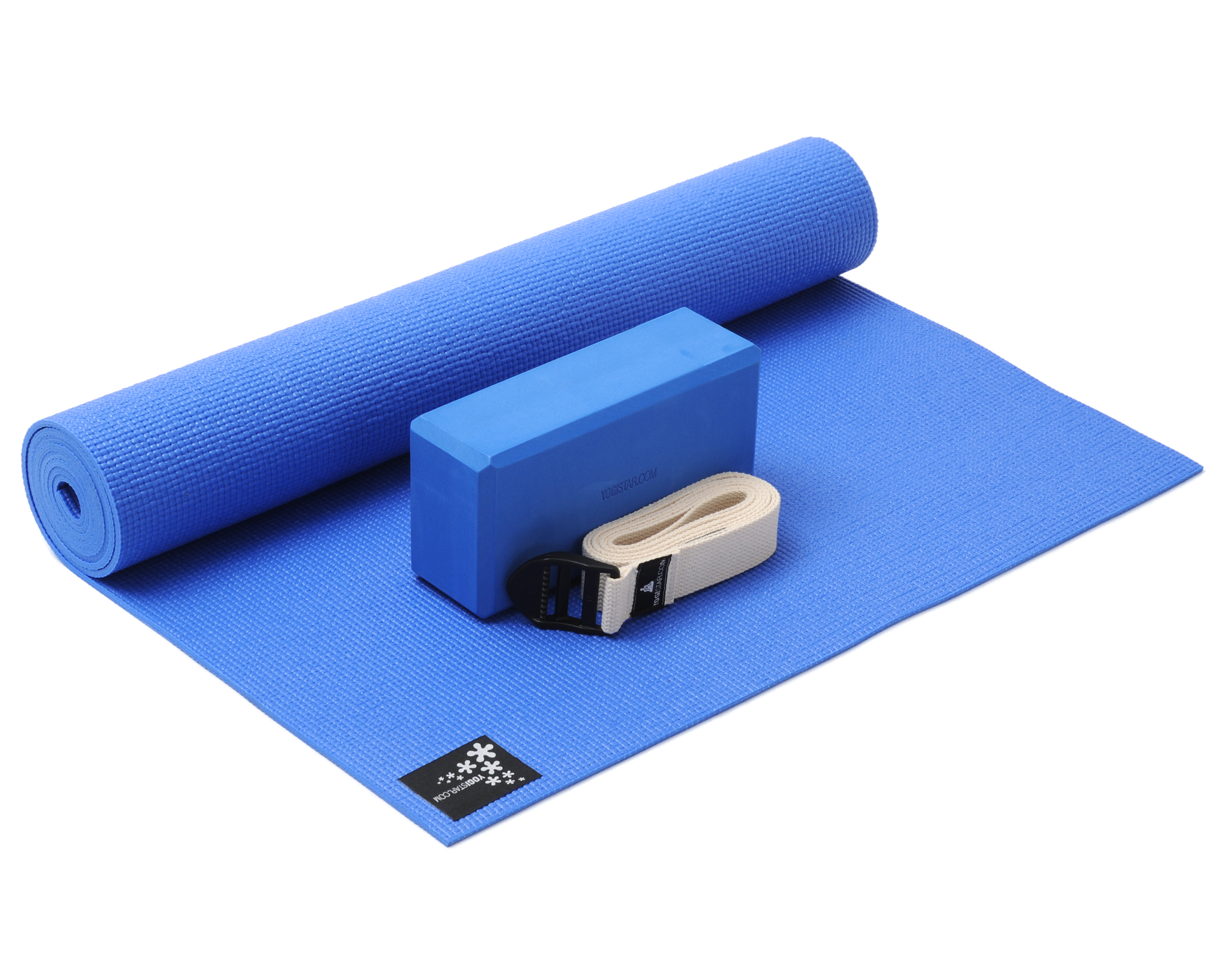 YOGISTAR.COM | Yoga set kick it - one (yoga mat + yoga block + yoga belt) |  Yoga-Equipment, Yoga mats and Yoga